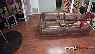 Busty Brandi Arrives And Gets Banged By Creepy Bruno