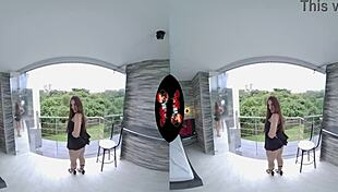 pretty latina strips clothes, revealing perfect ass and tits for intense fucking