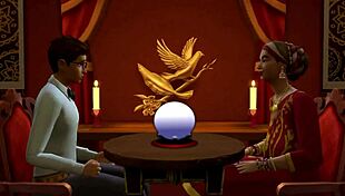 Intense Sims parody with shemale threesome.