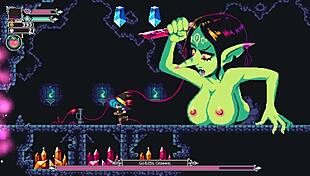 Флипвич запрещенный секс гекс босс бои хентай игра с большими сиськами и фурри экшен!