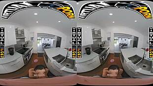 dirty ebony madi laine gets interracial cock dick down in virtual porn.