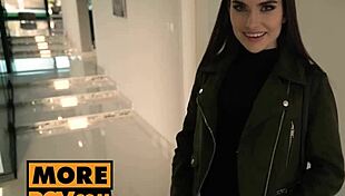 Stefany Kyler and Liya Silver titty fuck and ride in POV group