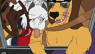 Intense gay furry car sex compilation