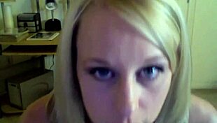 Sexy Blonde Teasing Livestream