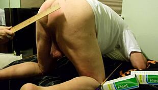 Wife Gives Husband Punishment With Enema And Spanking In Femdom Scene