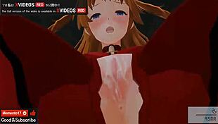 Uncensored Hentai Asuka Footjob And Jerk Off Instruction Asmr