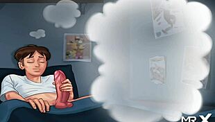 Summertimesaga - Big Cucumber Fucks Mature Woman In The Kitchen E1 84