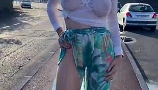 naughty latina flashes in sex game