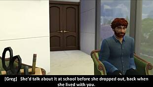 the girl next door in chapter 17 starts a wild sex marathon in sims 4