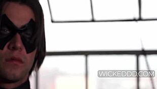 Avengers parody where eva karera and seth gamble fight and fuck intensely