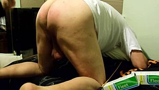 Wife Gives Husband Punishment With Enema And Spanking In Femdom Scene