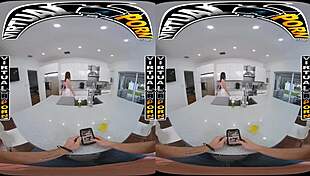 dirty ebony madi laine gets interracial cock dick down in virtual porn.