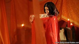 Seductive dance from brunette milf