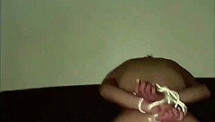 i gave my amateur girlfriend hard anal and spanking with toys until she orgasmed, bent over with her tits bouncing