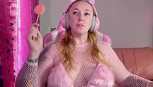 Asmr session with lollipop sucking and licking sounds