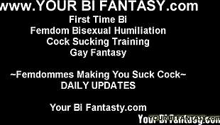 Exploring toys and ass play in a femdom bisexual bdsm pov fetish session