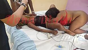 big tits trans babe nicoly fox sucks monster cock in interracial oral scene