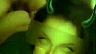 My friend gave me a hard fuck with his tattooed wife watching