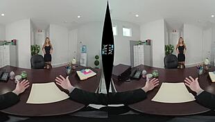 Kayla Kayden Blows Boss In Corner Office!