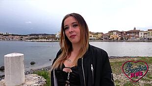 skyla, a young french brunette with big ass