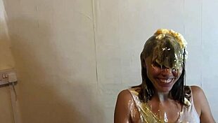 behind the scenes fuck-ups with naked brunette milf outtakes