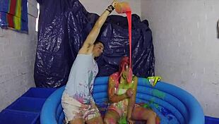 behind the scenes fuck-ups with naked brunette milf outtakes