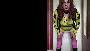 This crossdressing makes me cum, but could a real man do it quicker?