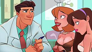 First Gynecologist Visit Turns Into Perverted Filming With Hentai Characters