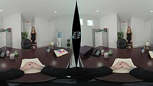 Kayla Kayden Blows Boss In Corner Office!