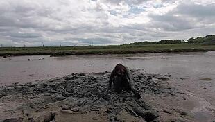 behind the scenes fuck-ups with naked brunette milf outtakes