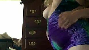 hey, why's this hot milf mommy stripping down?