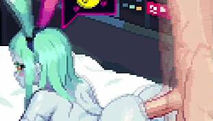 hmv pixel art hentai compilation featuring deepthroat, anal, big cocks, monster cocks, futanari, and funky music