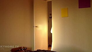 Hottest morning blowjob with girlfriend and friend in gay couple scene