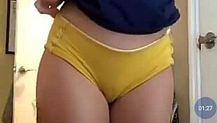 Sexy teen model says, 'Watch my hot webcam solo show.'