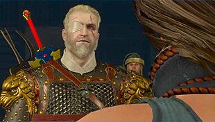 The Witcher Into The Water Scene