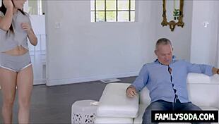 My stepsister-in-law gives hardcore blowjob and cumshot, ruining my marriage in taboo encounter