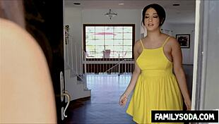 My stepsister-in-law gives hardcore blowjob and cumshot, ruining my marriage in taboo encounter