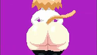 hmv pixel art hentai compilation featuring deepthroat, anal, big cocks, monster cocks, futanari, and funky music