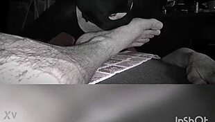 Why not lick my feet, slave?