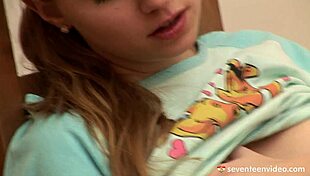 horny teen 18+ blonde masturbates solo what are you waiting for?