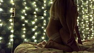 i fucked a guy as a cute bisexual mistress, getting intense orgasm