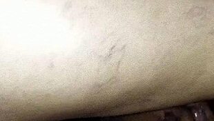 Latina Brunette Sucks Husband's White Dick Before Condom Ride