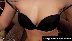 Cute Cubs Fan Sunny Lane Finger Fucks in Baseball Ode!