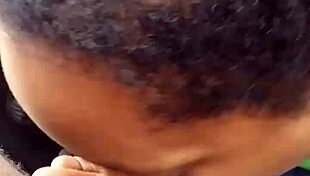 she's sucking my cock sloppy outside, swallowing it all