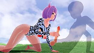 Look At That Big Ass And Tits In Fishnet Riding!