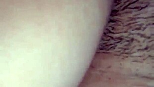 My delicious big-assed woman with hairy features in homemade setting