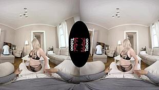 My blonde milf rides me so good, handjob and blowjob too