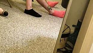 My tiny 18+ girl bounces wildly on my big thick cock