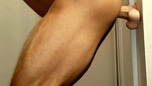 i had a little fun with lvory white while the shower warmed up