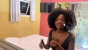 Kiara And Capoeira's First Motel Tease With Monster Cock!